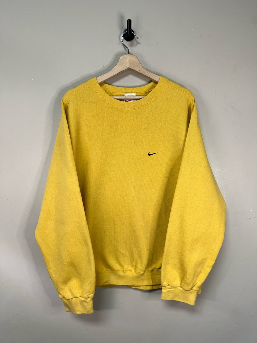 Vintage 90s Yellow Nike Crewneck